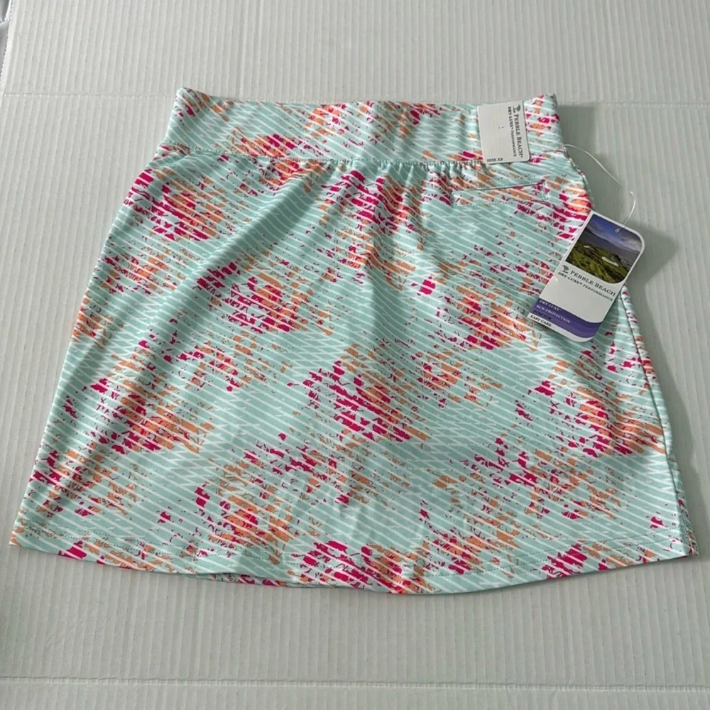 Pebble Beach Dry Luxe Performance Floral Skort Size XS NWT - Picture 1 of 12